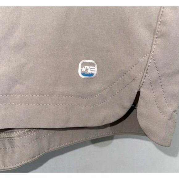 Free Country Mens XXL Taupe Drawstring Board Shorts - Picture 7 of 11